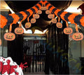 Guirnalda de Papel: Arañas, Calabazas y Murciélagos 🕷️