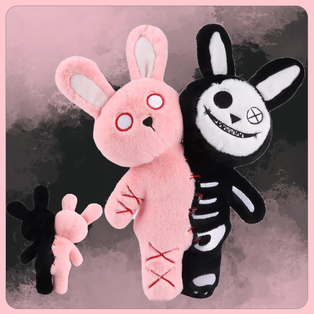 Peluche Conejo Calavera de Dos Cabezas 🐰💀
