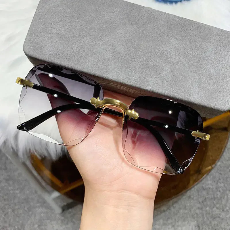 Gafas de Sol Cuadradas Sin Montura (Pack de 3)