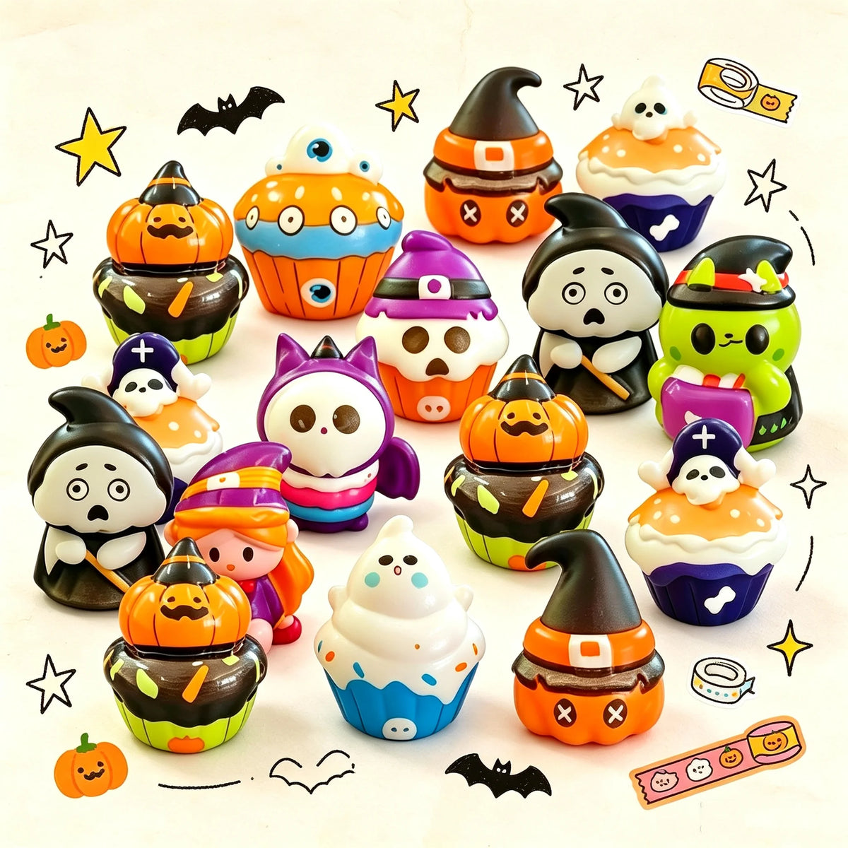 Squishy Halloween Antiestrés de Rebote Lento 🎃