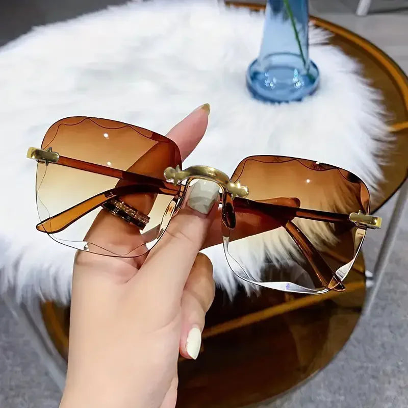 Gafas de Sol Cuadradas Sin Montura (Pack de 3)