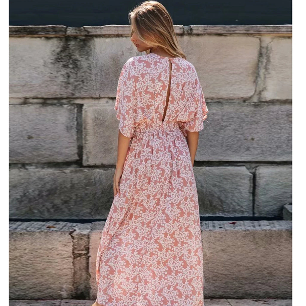 Vestido Maxi Floral Boho