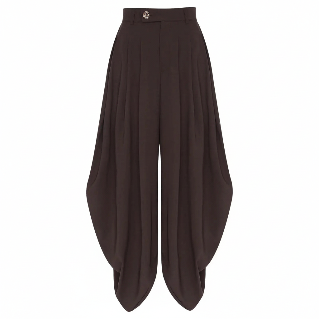 Pantalón Palazzo Mujer marrón